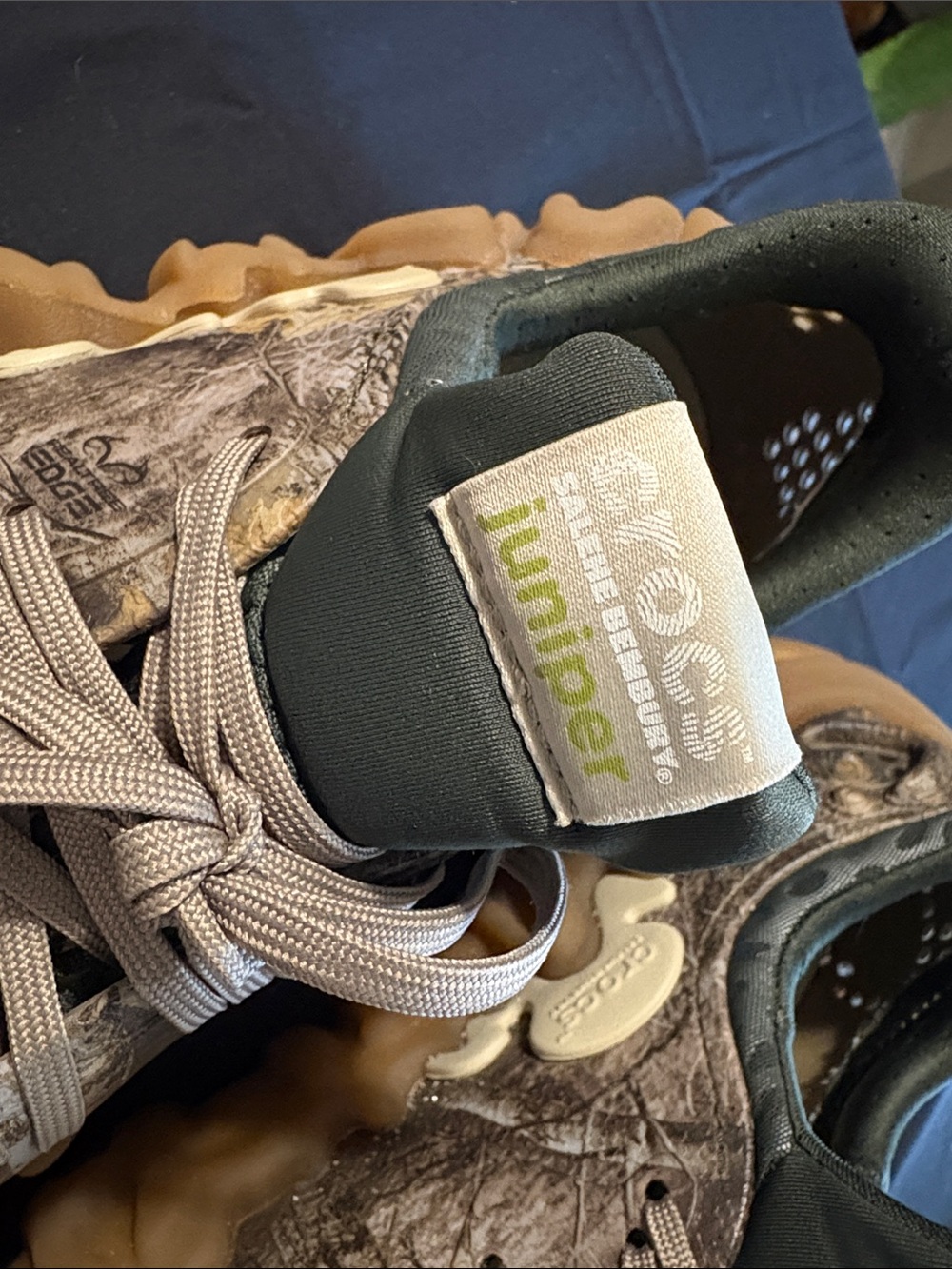 CROCS Bubble-Sole Sneakers in Olive Green and Gum - Picture 5 of 12